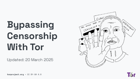 Preview of Bypassing Censorship With Tor